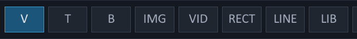 Studio toolbar with Select, Text, Bullets, Image, Video, Rectangle, Line, and Library tools
